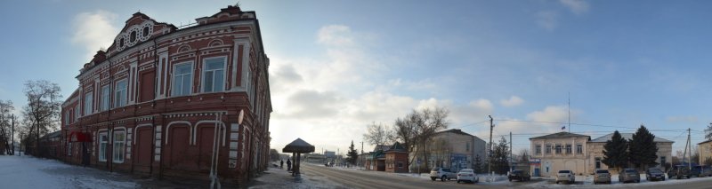 Ленинск. Панорама с Детским юношеским центром.