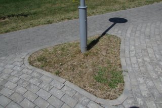 Фрагмент отмостки.