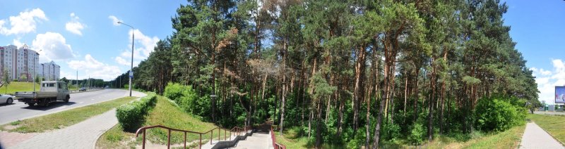 Лестница с улицы Соломовой. Панорама.
