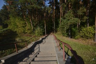 Лестница в парк Лососна.