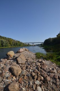 Каменый намыв и Новый мост.