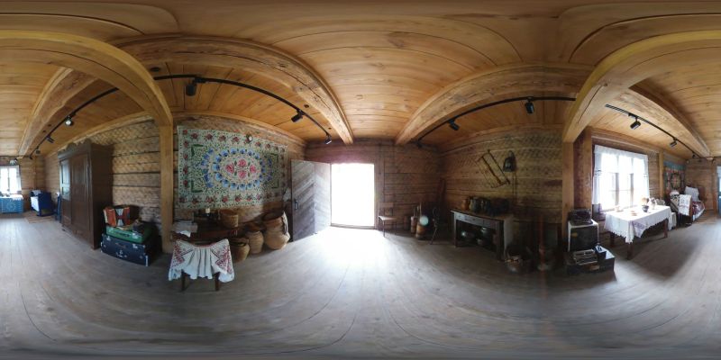 Сферическая панорама комнаты в Лямусе.