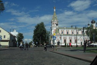 Перекрёсток с ул. Ленина.