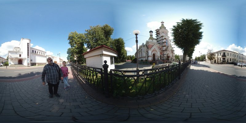 Сферическая панорама перед Кафедральным собором.